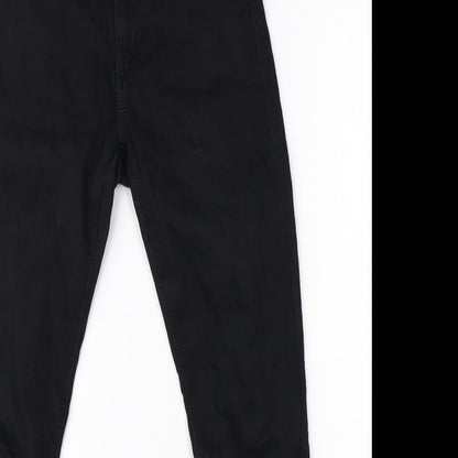 Topshop Womens Black  Denim Skinny Jeans Size 26 in L30 in