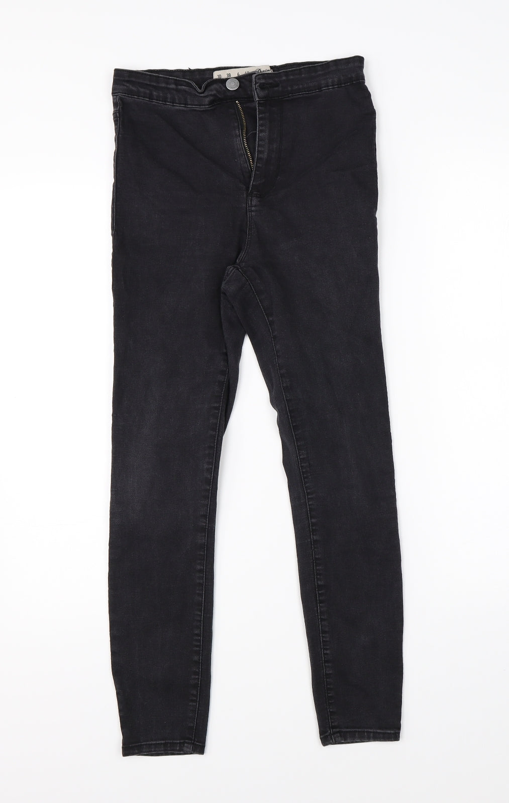 Denim Co Womens Black  Denim Skinny Jeans Size 10 L25 in