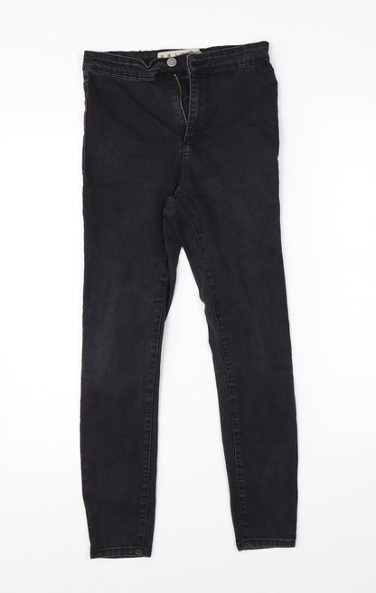 Denim Co Womens Black  Denim Skinny Jeans Size 10 L25 in