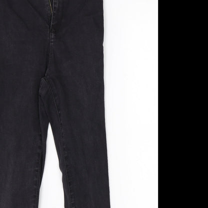 Denim Co Womens Black  Denim Skinny Jeans Size 10 L25 in