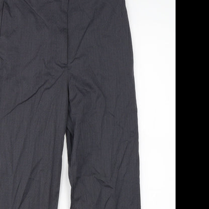 Womens UK Size 6 Sisley Regular Fit Dress Pants Grey Trousers