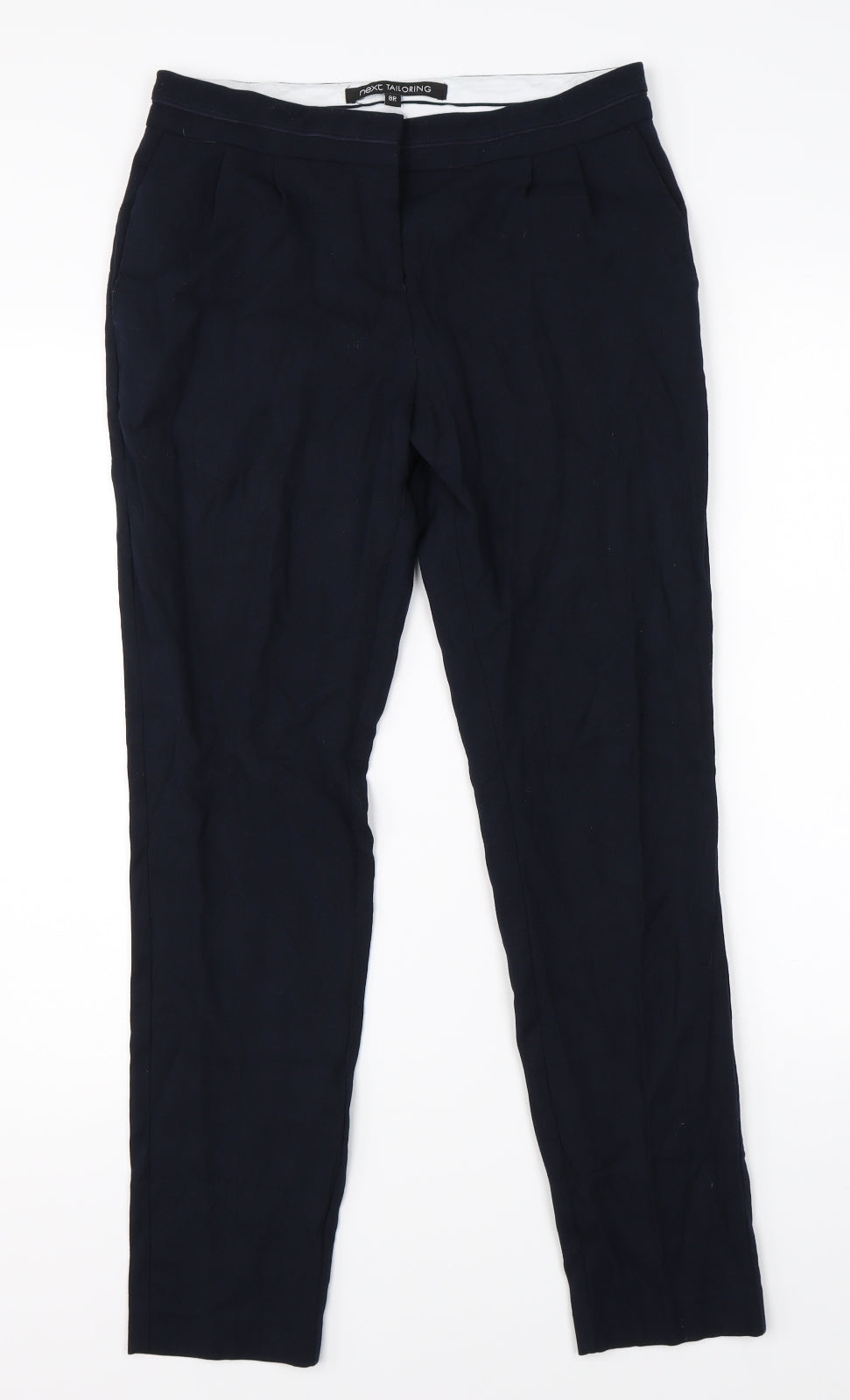 Womens UK Size 8 NEXT Regular Fit Dress Pants Black Trousers