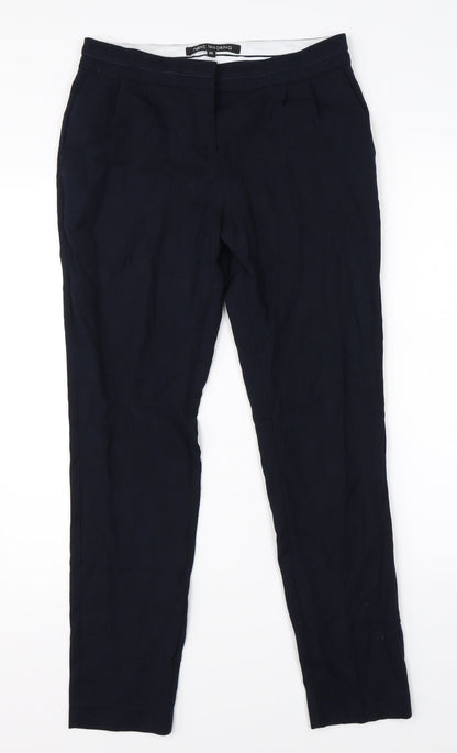 Womens UK Size 8 NEXT Regular Fit Dress Pants Black Trousers
