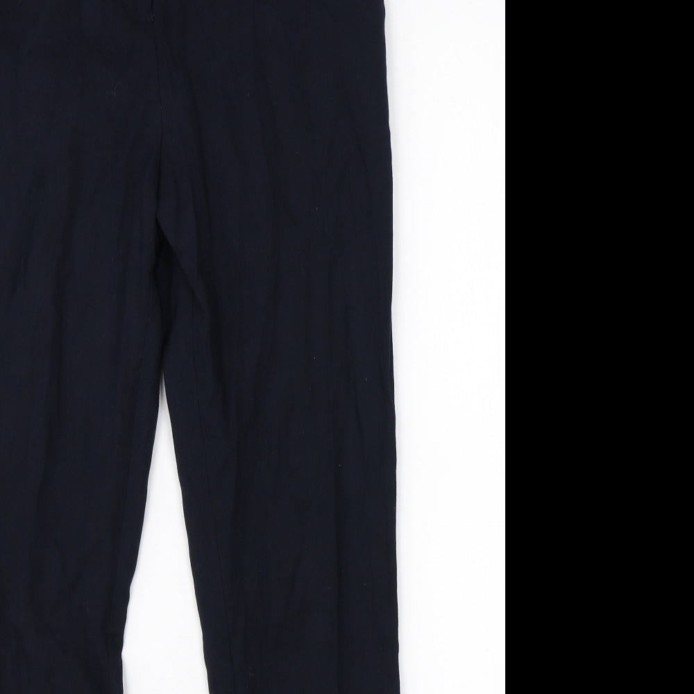 Womens UK Size 8 NEXT Regular Fit Dress Pants Black Trousers