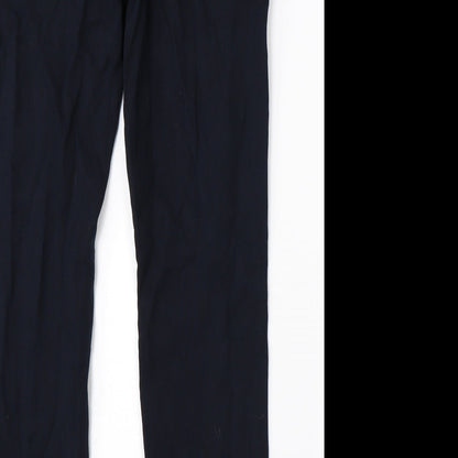Womens UK Size 8 NEXT Regular Fit Dress Pants Black Trousers