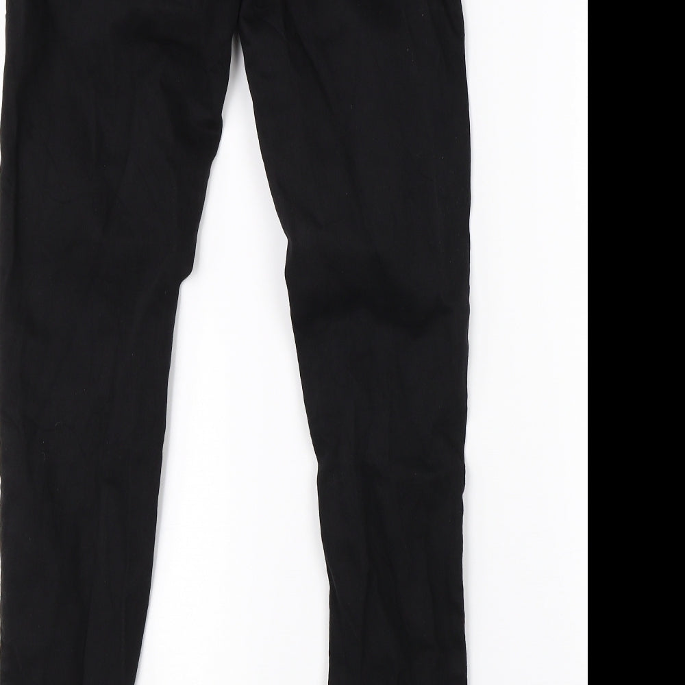 Bershka Womens Black  Denim Skinny Jeans Size 6 L26 in
