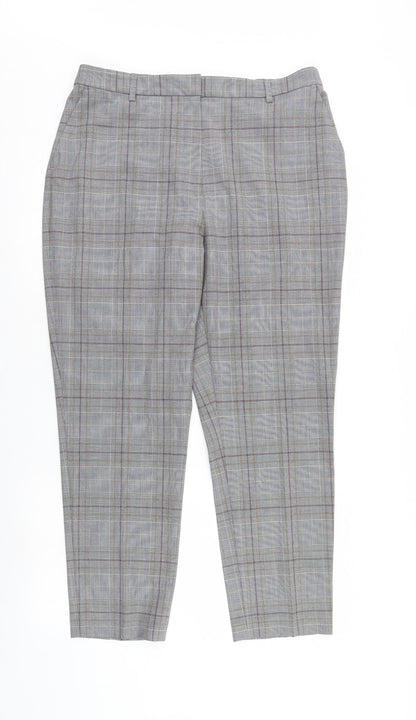 Womens UK Size 16 M&S Regular Fit  Grey Trousers