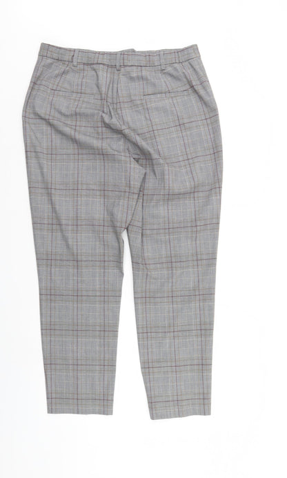 Womens UK Size 16 M&S Regular Fit  Grey Trousers