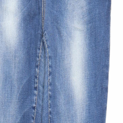 Womens UK Size 32 in Spirit Regular Fit Straight Blue Jeans