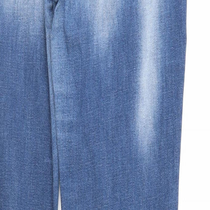 Womens UK Size 32 in Spirit Regular Fit Straight Blue Jeans