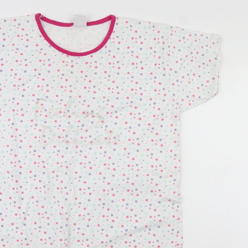 Essentials Womens Multicoloured Polka Dot  Top Lounge Set Size 12
