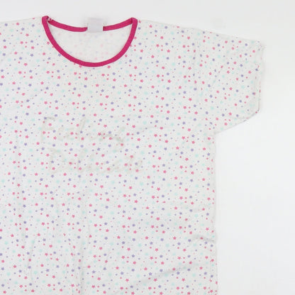 Essentials Womens Multicoloured Polka Dot  Top Lounge Set Size 12