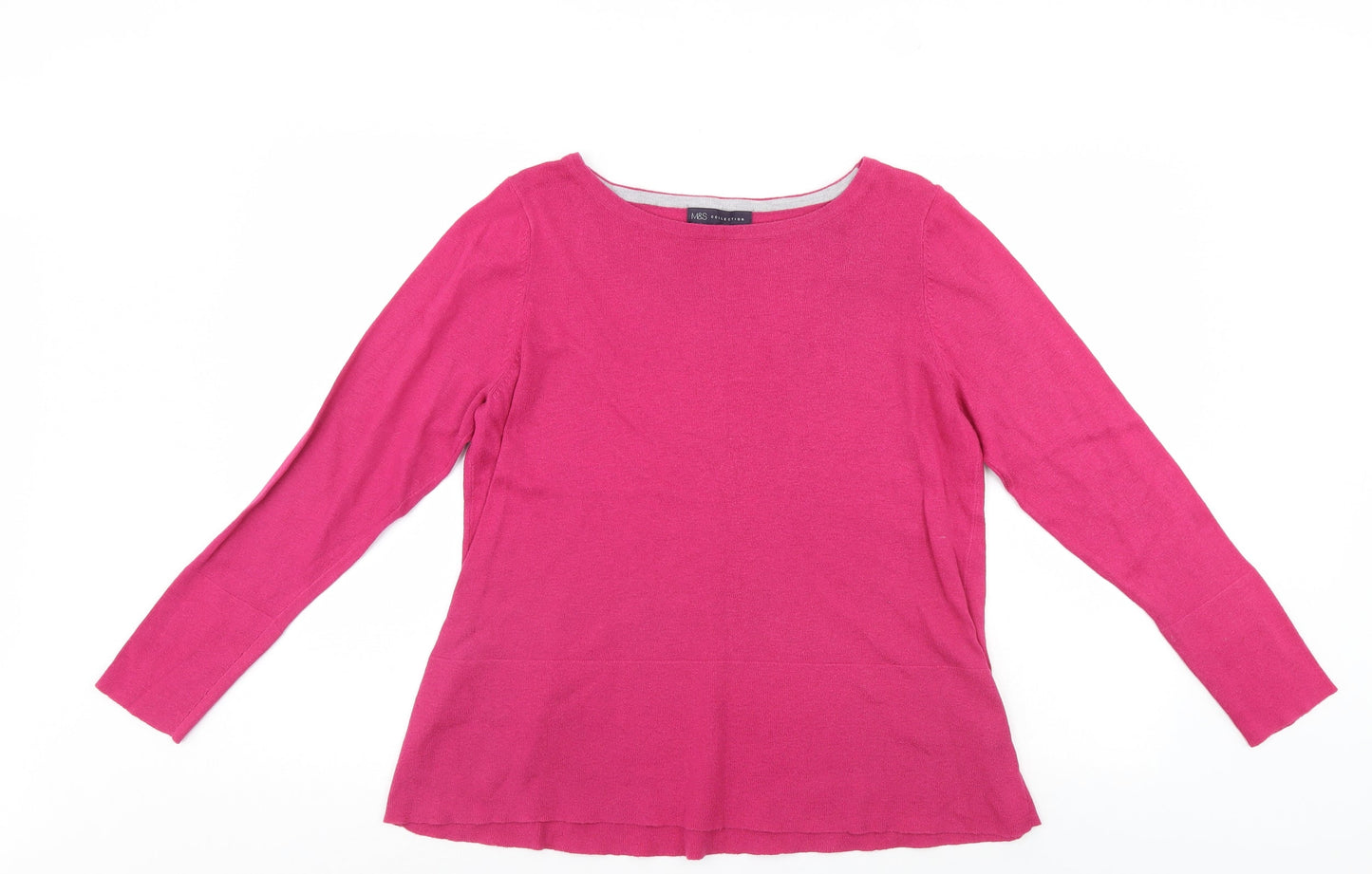 Womens UK Size 14 M&S Purple Pullover Jumper