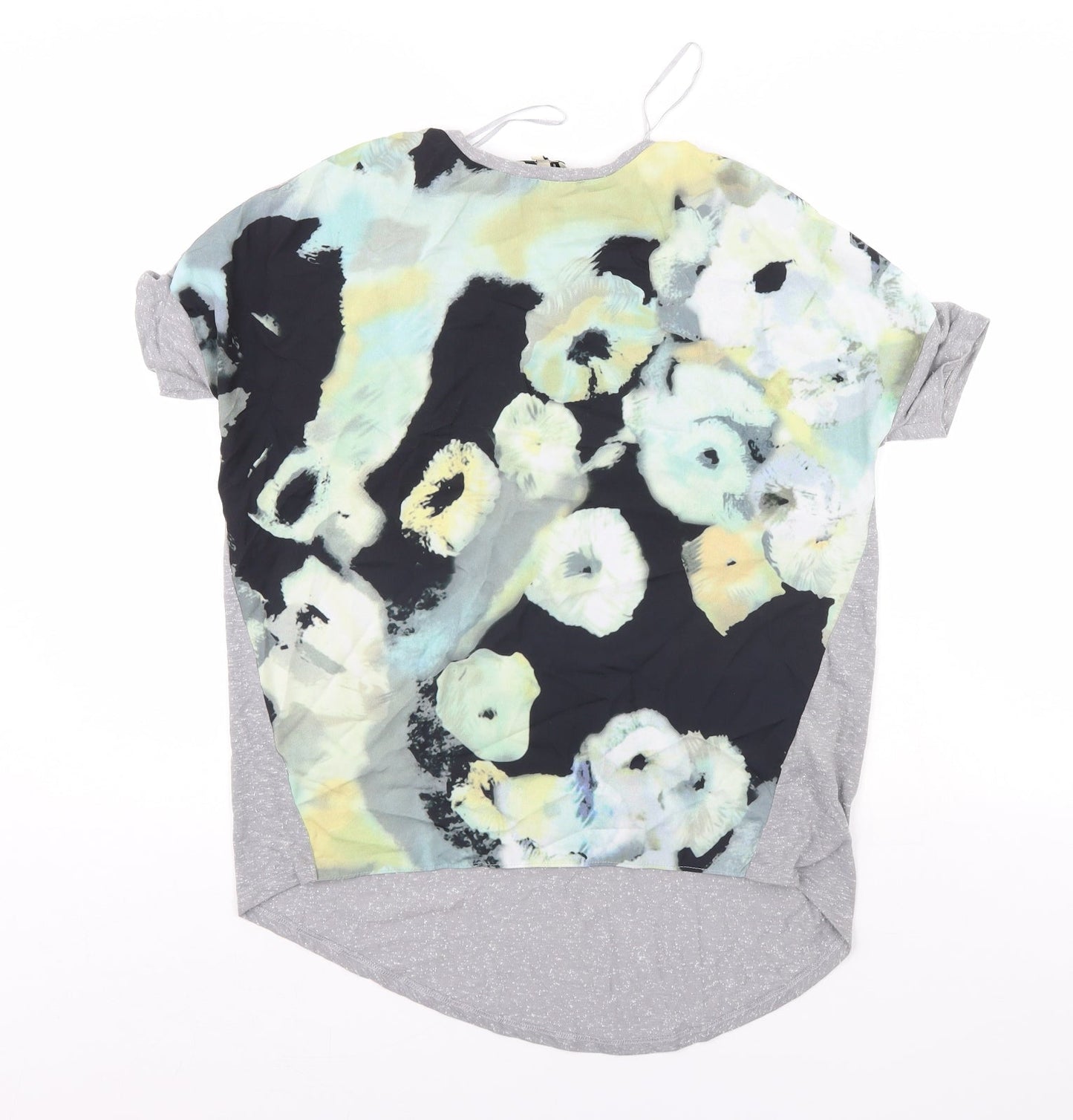 Papaya Womens Multicoloured Floral  Basic T-Shirt Size 10