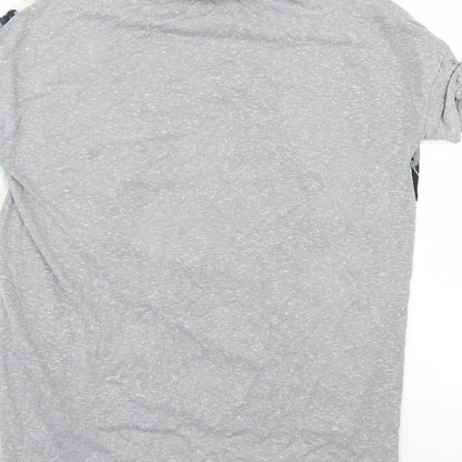 Papaya Womens Multicoloured Floral  Basic T-Shirt Size 10