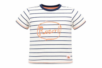 JimJams Boys Multicoloured Striped  Basic T-Shirt Size 7-8 Years