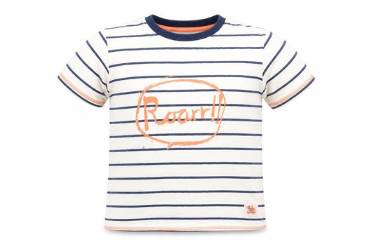 JimJams Boys Multicoloured Striped  Basic T-Shirt Size 7-8 Years