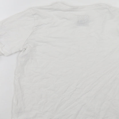 F&F Boys White   Jersey T-Shirt Size 8-9 Years
