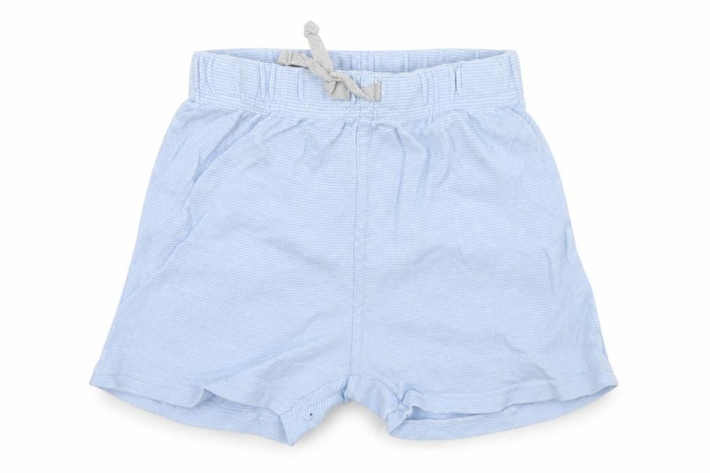 Front view of George Baby Blue Cropped Trousers, size 12-18, Months