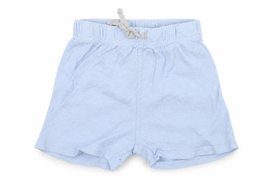 Front view of George Baby Blue Cropped Trousers, size 12-18, Months