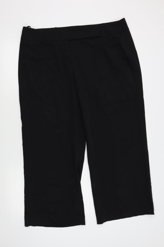 Womens UK Size 20 South Regular Fit  Black Trousers