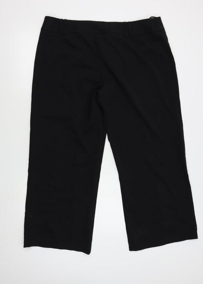 Womens UK Size 20 South Regular Fit  Black Trousers