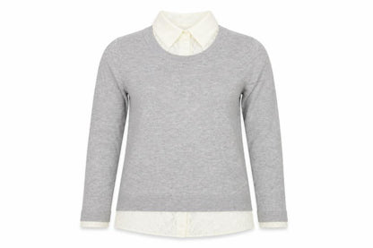 Womens UK Size 12 George Grey Pullover Jumper