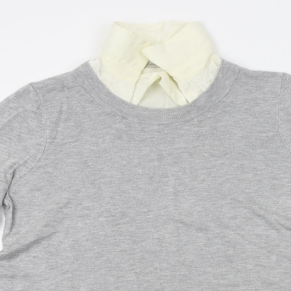 George Womens Grey   Pullover Jumper Size 12