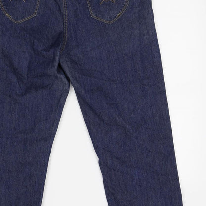 Live Denim Womens Blue   Straight Jeans Size 12 L22 in