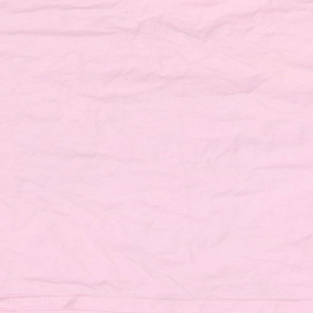 Womens UK Size M Preworn Pink Basic T-Shirt