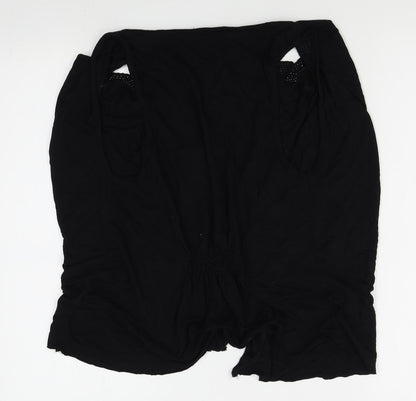 George Womens Black   Wrap Jumper Size 12