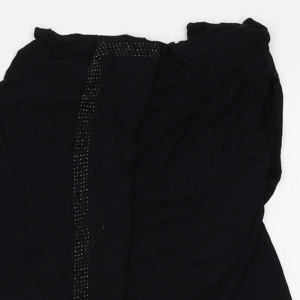George Womens Black   Wrap Jumper Size 12