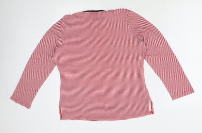 Womens UK Size 14 Fashion extra Red Pullover Jumper