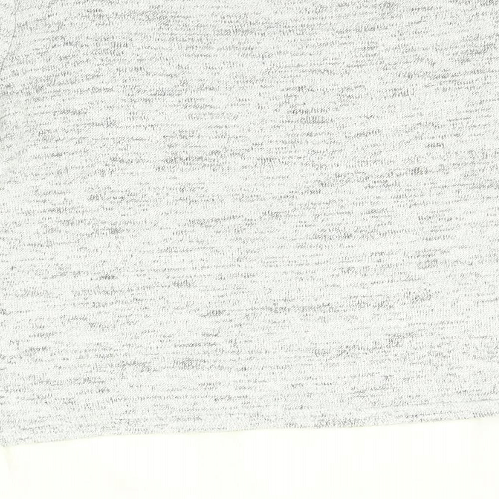 Womens UK Size 12 newlook Grey Basic T-Shirt