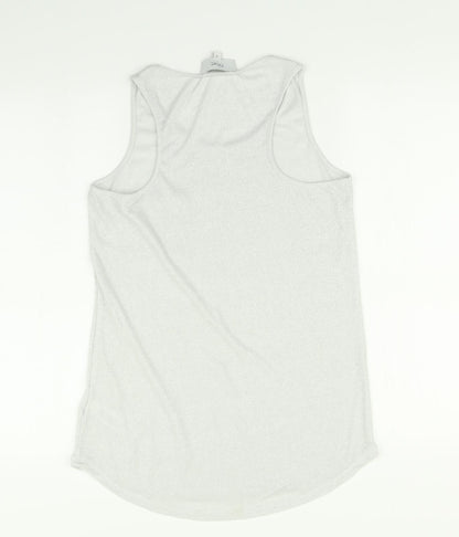 Womens UK Size 12 NEXT Grey Basic Tank
