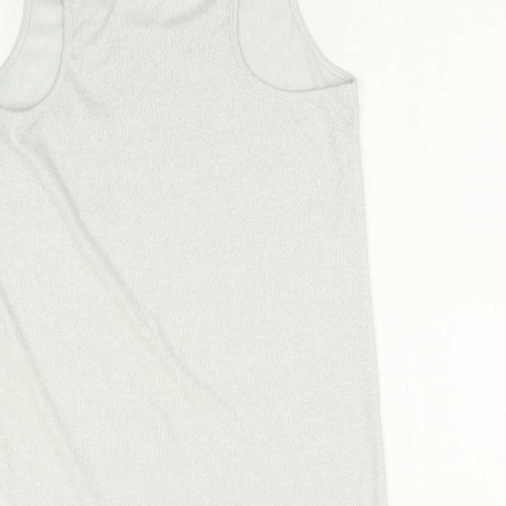 Womens UK Size 12 NEXT Grey Basic Tank