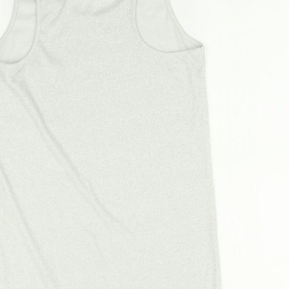 Womens UK Size 12 NEXT Grey Basic Tank