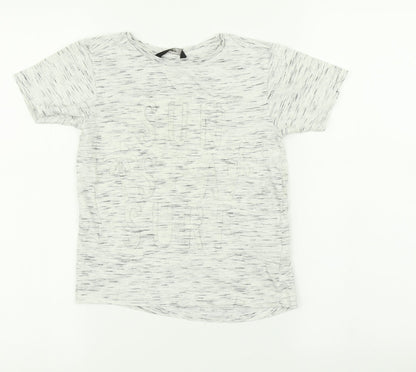 George Boys Grey   Basic T-Shirt Size 5-6 Years
