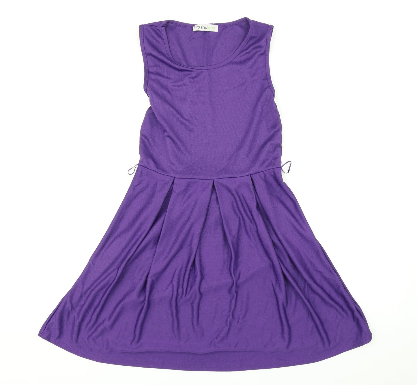 SHELIKES Womens Purple   Fit & Flare