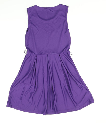 SHELIKES Womens Purple   Fit & Flare