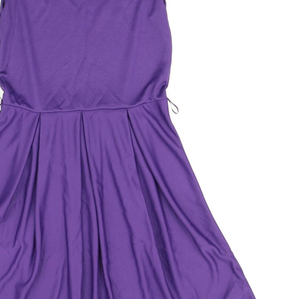 SHELIKES Womens Purple   Fit & Flare