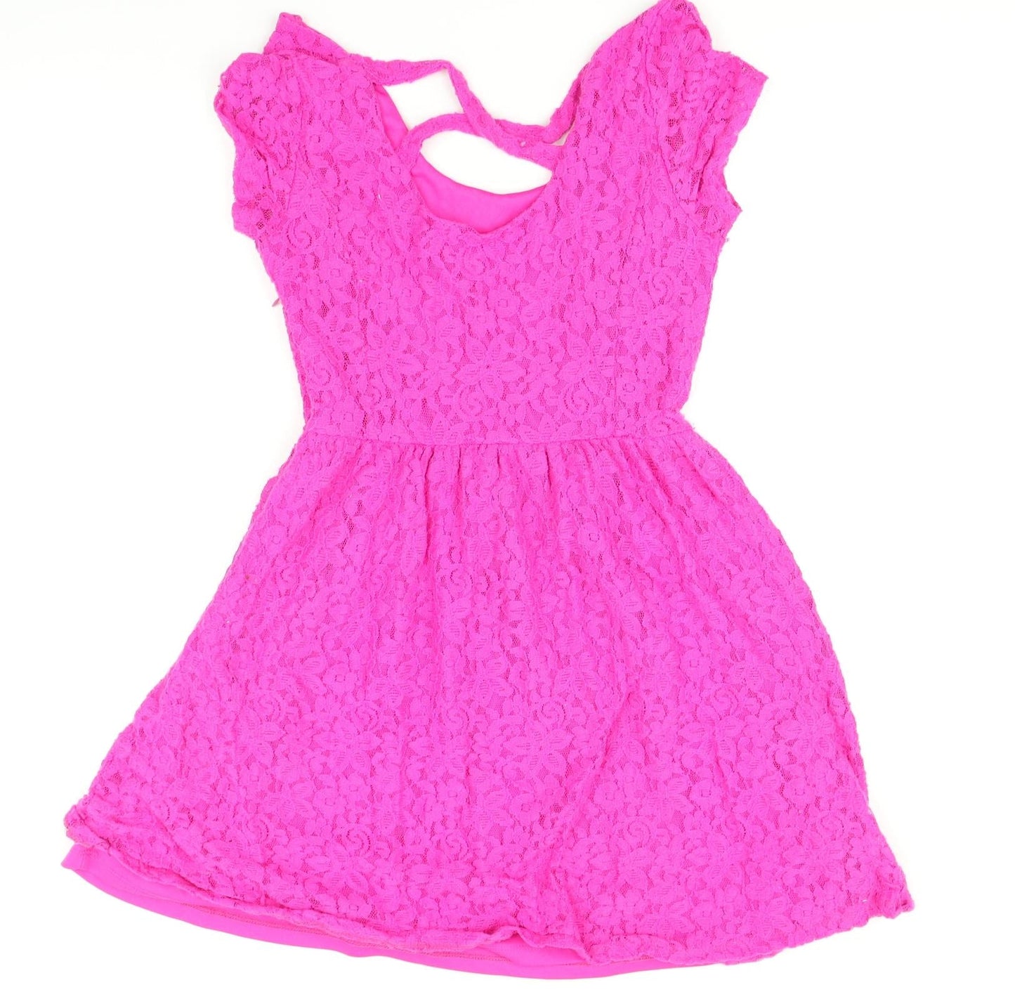 South Womens Pink Floral  Fit & Flare  Size 10
