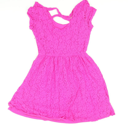 South Womens Pink Floral  Fit & Flare  Size 10