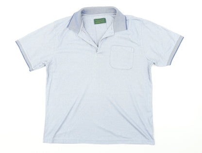 Williams and Brown Mens Blue    Polo Size M