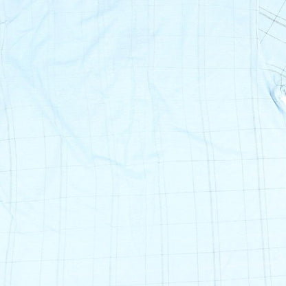 Avenue  Mens Blue Check   Polo Size M