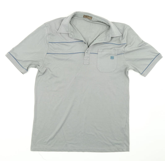 Avenue Mens Grey    Polo Size L