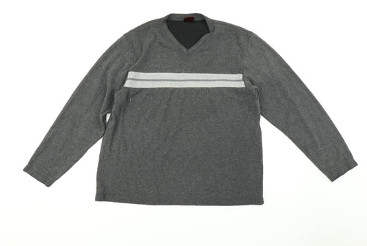 Burton Mens Grey   Pullover Jumper Size M