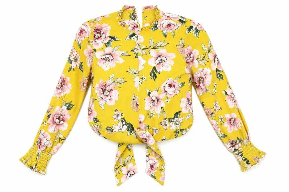 Womens UK Size 10 Primark Multicoloured Wrap Blouse