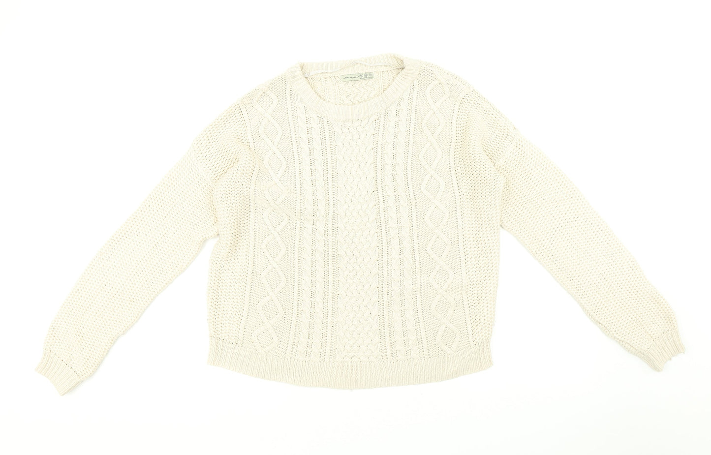 Womens UK Size 12 Atmosphere Beige Pullover Jumper