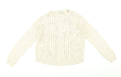 Womens UK Size 12 Atmosphere Beige Pullover Jumper